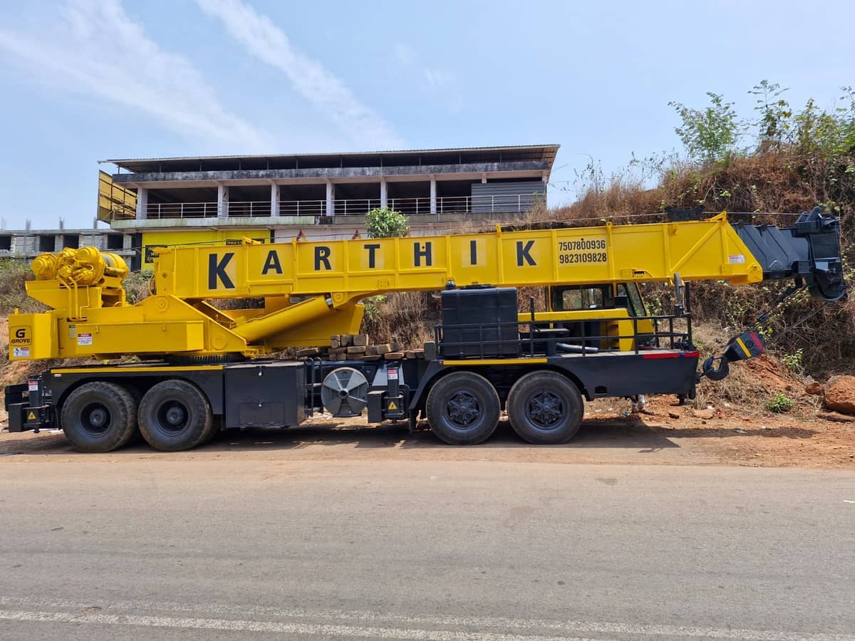 50 Ton Heavy Duty Mobile Crane Rental Goa